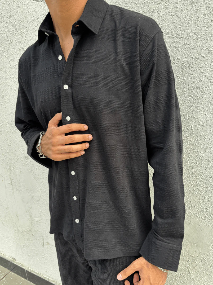 The Interlude Shirt Black - Image 3